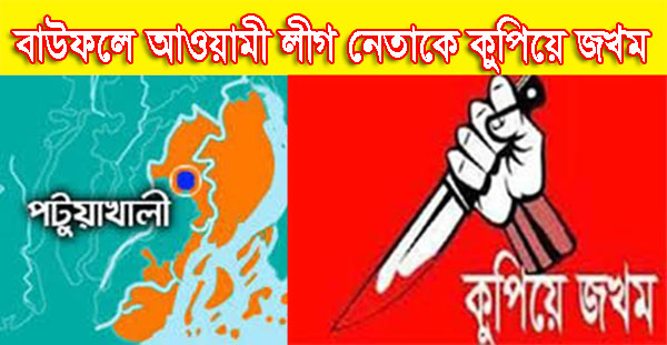 বাউফলে আওয়ামী লীগ নেতাকে কুপিয়ে জখম