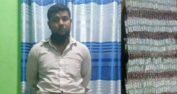 পীরগঞ্জে ৯৭৪ পিস নেশাজাতীয় ইঞ্জেকশনসহ মাদক ব্যবসায়ী গ্রেফতার 