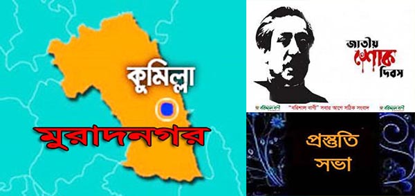 মুরাদনগরে জাতীয় শোক দিবসের প্রস্তুতিমূলক সভা
