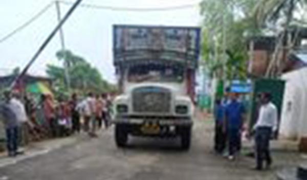 আখাউড়া স্থলবন্দর দিয়ে ভারত থেকে গম আমদানী