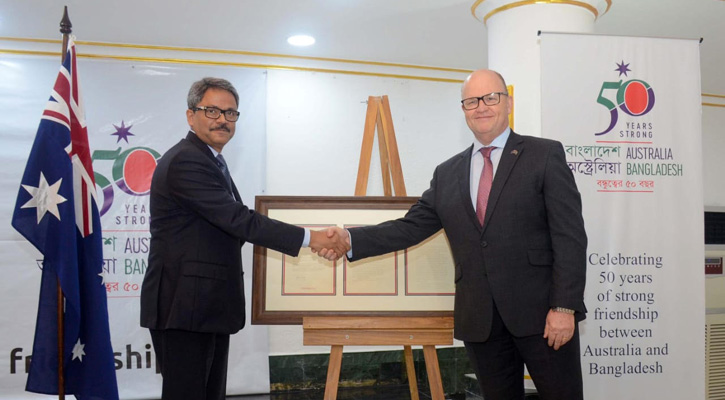 বাংলাদেশ-অস্ট্রেলিয়া সম্পর্ক জোরদারের অঙ্গীকার