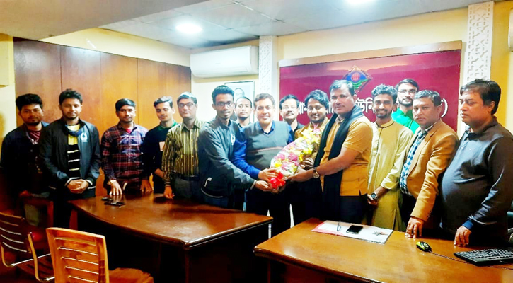 সিইউজে’র সঙ্গে চবিসাসের সৌজন্য সাক্ষাৎ