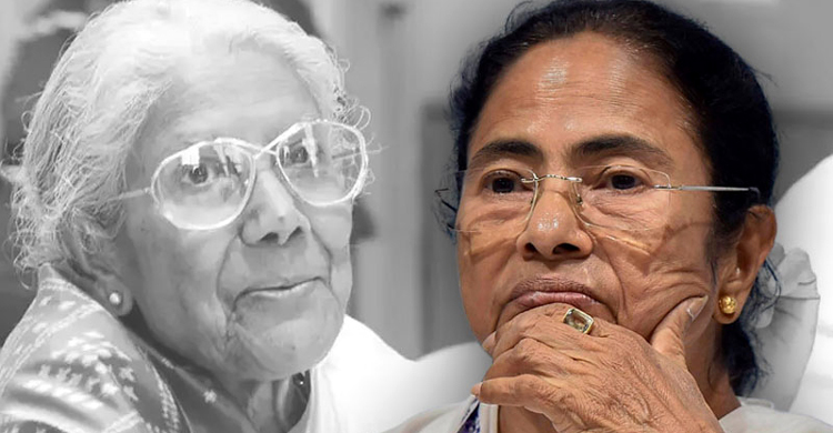 সন্ধ্যা মুখোপাধ্যায়কে শ্রদ্ধা জানাতে সফর সংক্ষিপ্ত মমতার