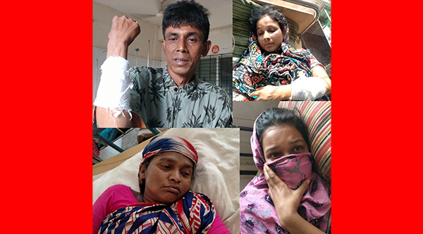 কমলগঞ্জে পূর্ব বিরোধের জের ধরে হামলা : অন্তঃসত্ত্বা নারীসহ আহত ৫