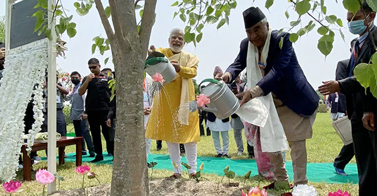 নেপাল সফরে নরেন্দ্র মোদী 