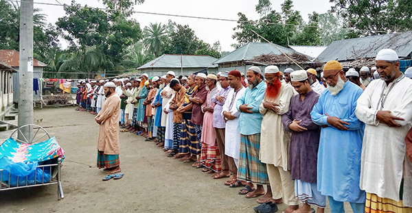 গাবতলীতে বিএনপি’র জব্বারের নামাজে জানাযা সম্পন্ন
