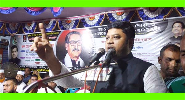 আজ যদি বঙ্গবন্ধু বেচে থাকতো তাহলে এই দেশ অনেক আগেই এগিয়ে যেত -রাশেদুজ্জামান জুয়েল মন্ডল
