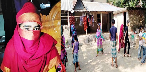 কালীগঞ্জে বিয়ের প্রলোভনে প্রবাসির স্ত্রীর সাথে শারীরিক সম্পর্ক: বিয়ের দাবীতে দু’দিন ধরে প্রেমিকের বাড়িতে অনশন