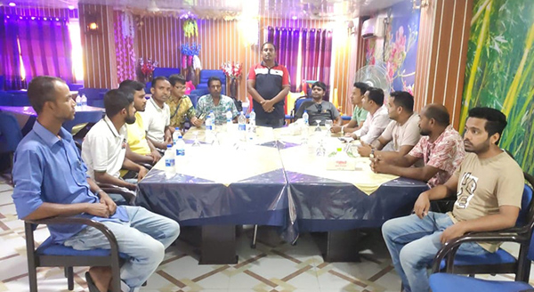 আখাউড়ায় জেলা পরিষদ সদস্য প্রার্থী সাংবাদিক সাইফুল ইসলামের স্থানীয় সাংবাদিকদের সাথে মতবিনিময়