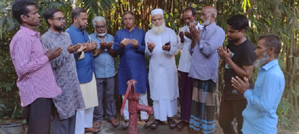 বিশ্বনাথের পাঠাকইন গ্রামে নলকূপ স্থাপন