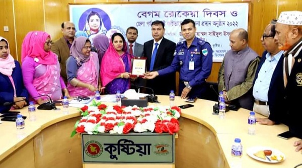 শত বাঁধা-বিপত্তি উপেক্ষা করে বেরিয়ে এসেছে সফল জয়িতা জননীরা:কুষ্টিয়ায় জয়িতাদের সংবর্ধনা অনুষ্ঠানে ডিসি সাইদুল ইসলাম 