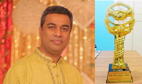 সাউথ এশিয়ান বিজনেস এ্যাওয়ার্ডে বুড়িমারীর আবু রাইয়ান আশয়ারী রছি
