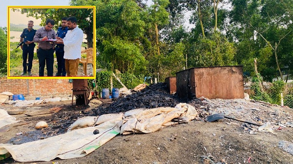 হোমনায় ভ্রাম্যমাণ আদালতে পরিবেশ দূষণের দায়ে চামড়া পোড়ানোর অবৈধ কারখানা বন্ধসহ ৮০ হাজার টাকা জরিমানা 