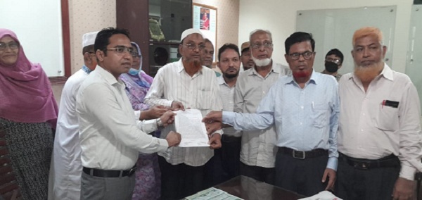ঐক্যজোট এর স্মারক লিপি পেশ