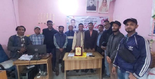 মৌলভীবাজার অনলাইন প্রেসক্লাবের উদ্যোগে শাহ মোহাম্মদ রাজুল আলী-কে বিদায়ী সংবর্ধনা