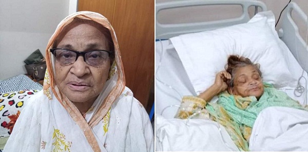 তথ্যবাণী’র সম্পাদকের মাতার অবস্থার উন্নতি: হাসপাতাল ত্যাগ