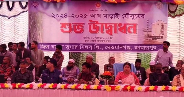 লোকশান নিয়ে আখ মাড়াই কার্যক্রম শুরু জিল বাংলা সুগার মিল