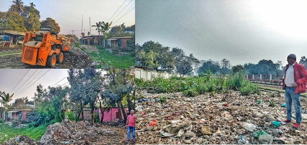 ইসলামপুরে বিপুল মাস্টারের নেতৃত্বে শহরের বিভিন্ন জায়গায় পরিষ্কার পরিচ্ছন্নতা কার্যক্রম