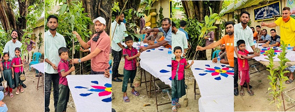 নরসিংদী সদরের দিলারপুর সমাজ কল্যাণ পরিষদের উদ্যোগে বৃক্ষরোপণ ও বিতরণ কর্মসূচী