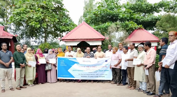মনোহরদীতে জেন্ডার সচেতনতা ও সহিংসতা প্রতিরোধ বিষয়ক প্রশিক্ষণ সম্পন্ন