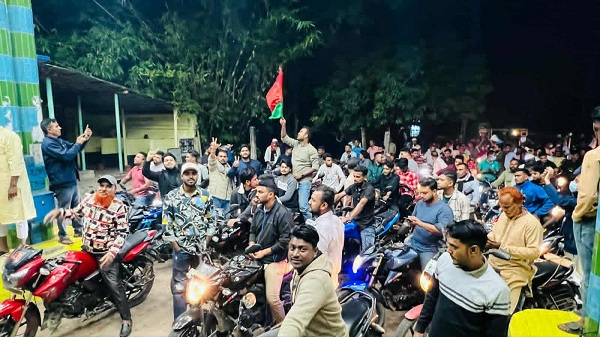 ইসলামপুরে আওয়ামী লীগের লকডাউনের প্রতিবাদে বিএনপির মোটর সাইকেল শোভাযাত্রা