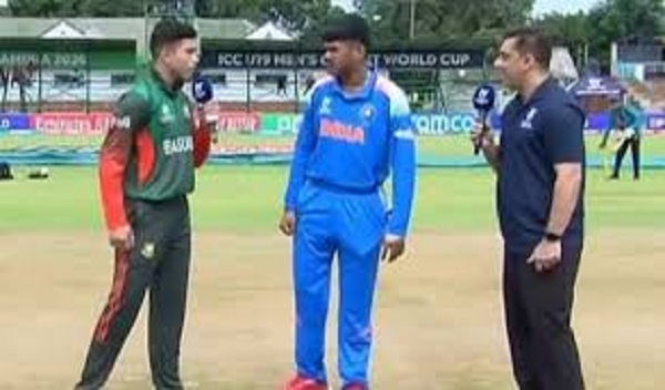 হাত মেলাননি বাংলাদেশ ও ভারতের দুই অধিনায়ক:অনূর্ধ্ব-১৯ বিশ্বকাপ