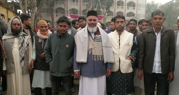 ইসলামপুরে জামায়াত জোট প্রার্থীর দাঁড়িপাল্লা প্রতীক নির্বাচনী মিছিল