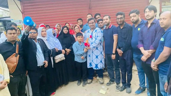 শিবপুরে জাকের পার্টির প্রার্থী সায়েম আলী পাঠানের ব্যাপক গণসংযোগ ও লিফলেট বিতরণ